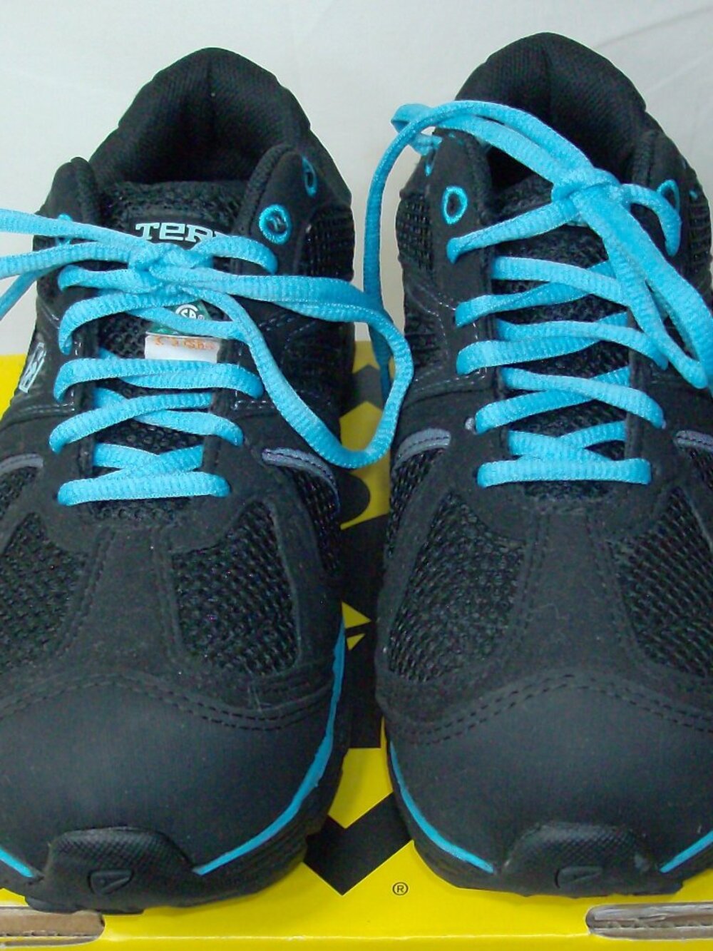 Terra Black & Blue Pacer 2.0 Lightweight Women's Clean Feet Work Shoe Size 7